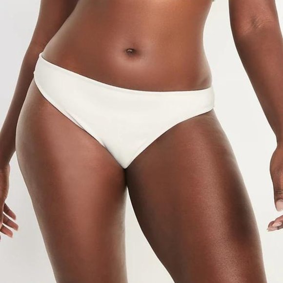 Old Navy Low-Rise Terry Classic Bikini Swim Bottoms for Women New - Picture 5 of 8